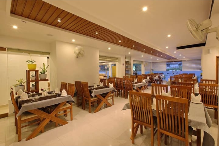 Inside Grains and Greens Restaurant